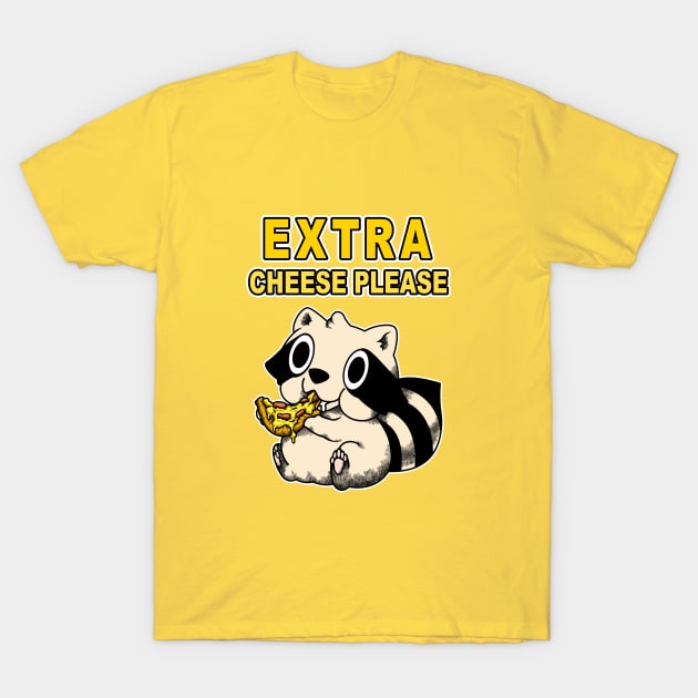 EXTRA CHEESE PLEASE T-Shirt by LANVERIL